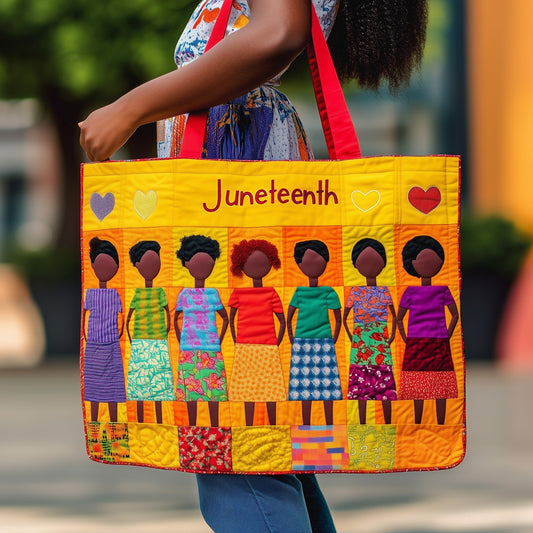 Juneteenth Quilted Tote Bag GFTONT457