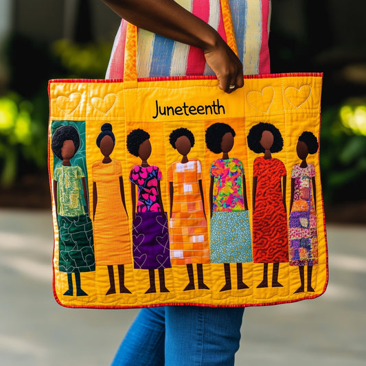 Juneteenth Quilted Tote Bag GFTONT458