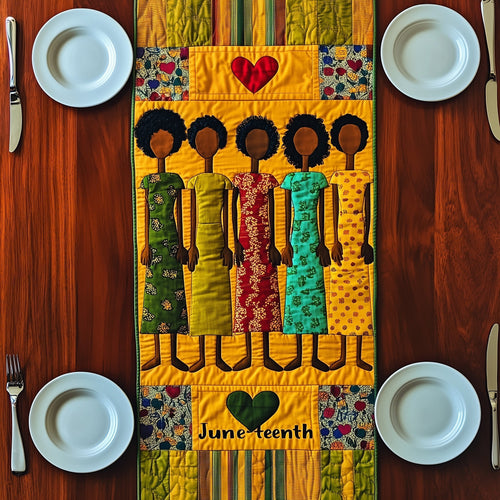 Juneteenth Quilted Table Runner GFTONT459