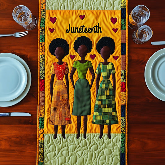 Juneteenth Quilted Table Runner GFTONT460
