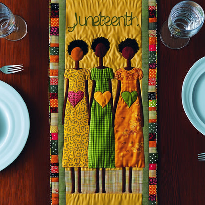 Juneteenth Quilted Table Runner GFTONT469