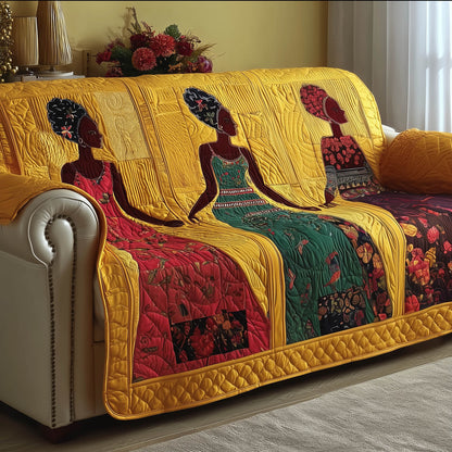 Melanin Quilted Sofa Cover GFTONT4849