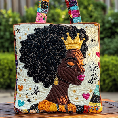Melanin Proud Quilted Tote Bag GFTONT497