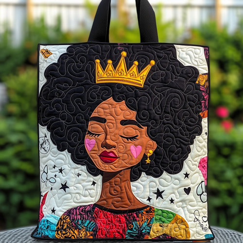 Melanin Proud Quilted Tote Bag GFTONT501