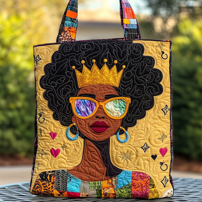 Melanin Proud Quilted Tote Bag GFTONT505