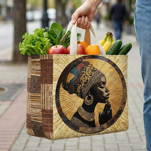 Proud Queen Quilted Shopping Bag GFTONT6434