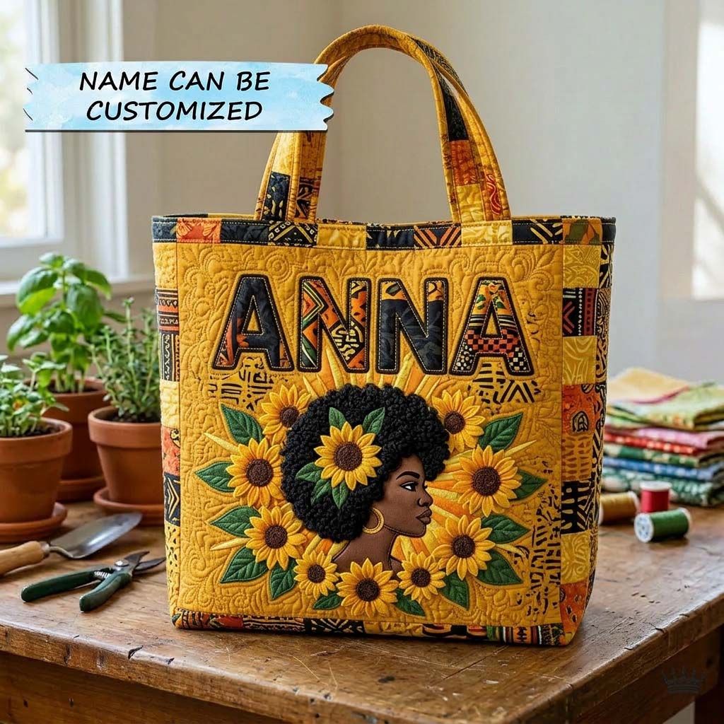 Melanin Pride Quilted Tote Bag QTCUZ GFTOQA2359