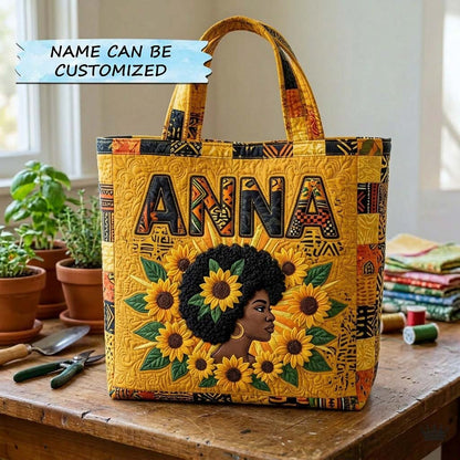 Melanin Pride Quilted Tote Bag QTCUZ GFTOQA2359
