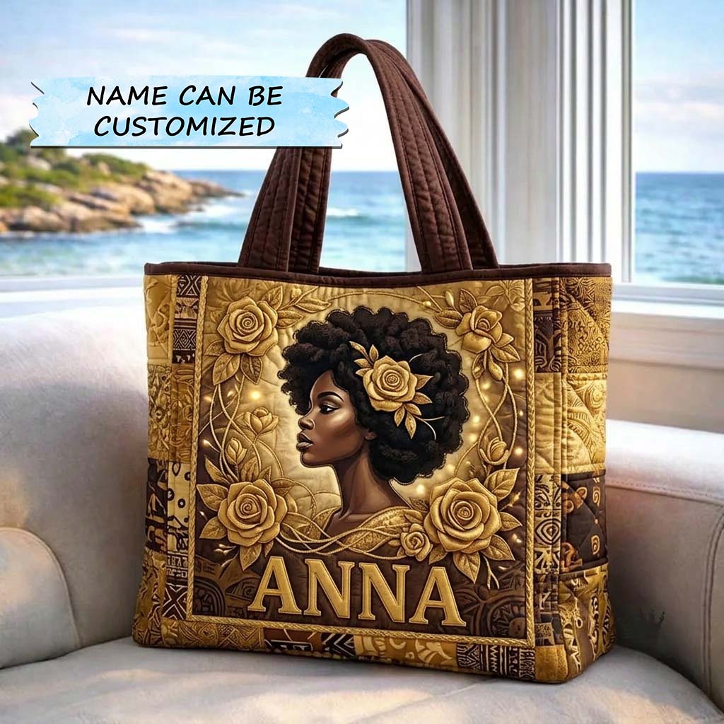 Melanin Pride Quilted Tote Bag QTCUZ GFTOQA2360
