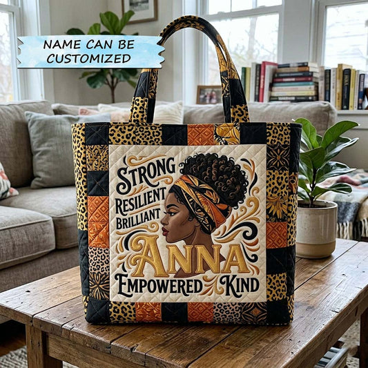 Melanin Pride Quilted Tote Bag QTCUZ GFTOQA2361