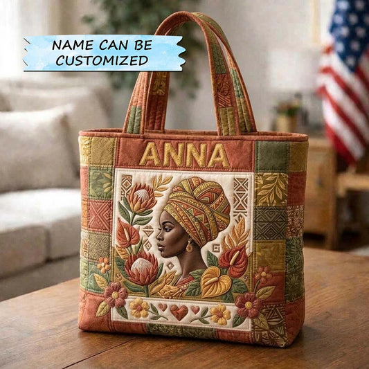 Melanin Pride Quilted Tote Bag QTCUZ GFTOQA2363