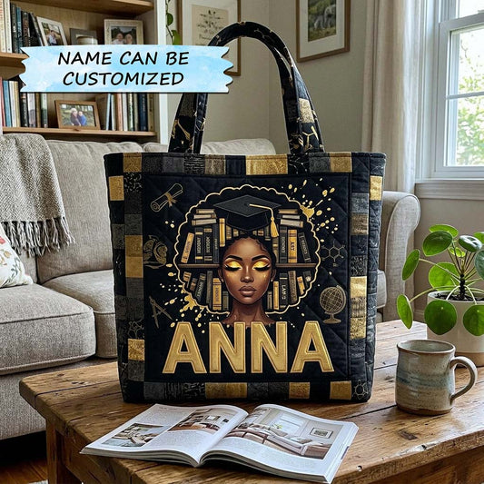 Melanin Pride Quilted Tote Bag QTCUZ GFTOQA2364