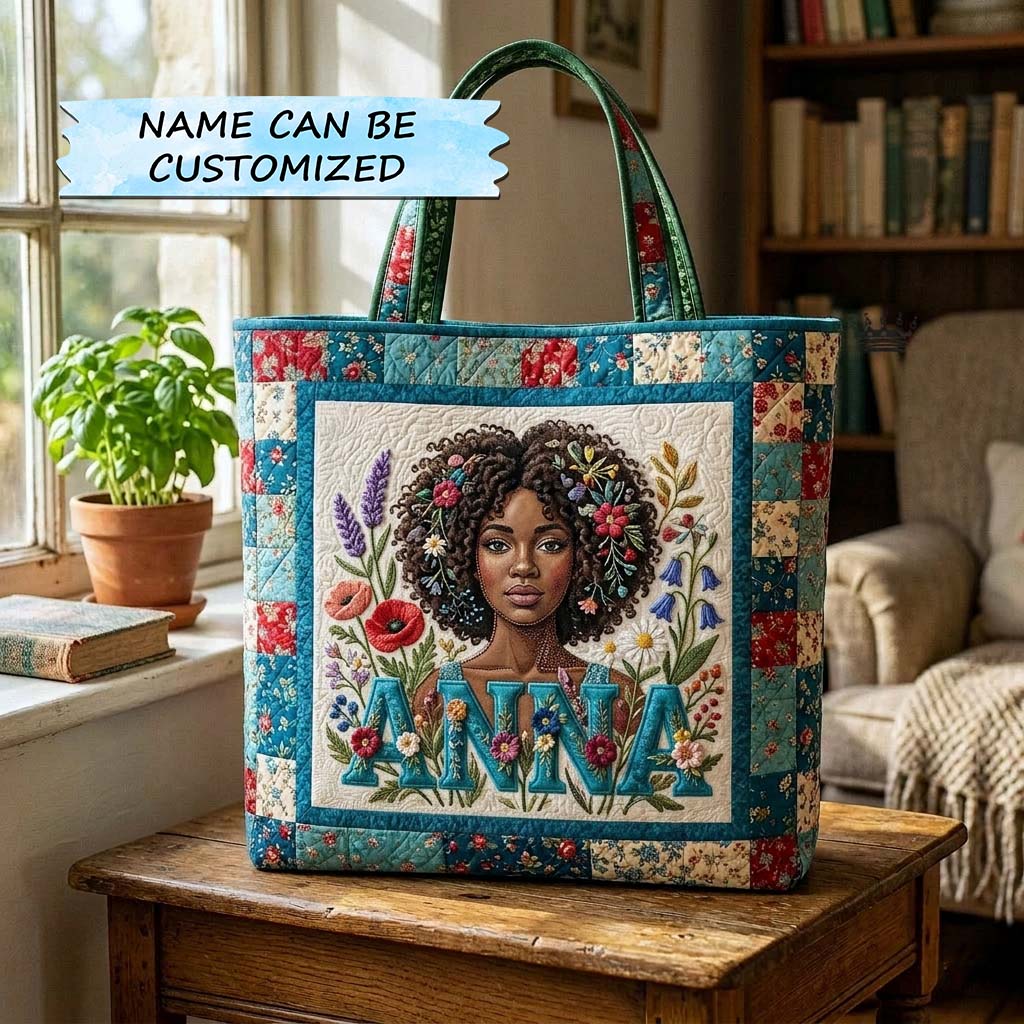 Melanin Pride Quilted Tote Bag QTCUZ GFTOQA2365