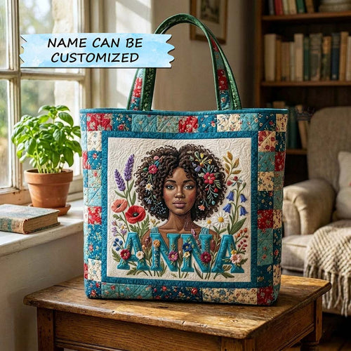 Melanin Pride Quilted Tote Bag QTCUZ GFTOQA2365