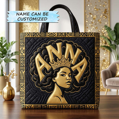 Melanin Pride Quilted Tote Bag QTCUZ GFTOQA2366