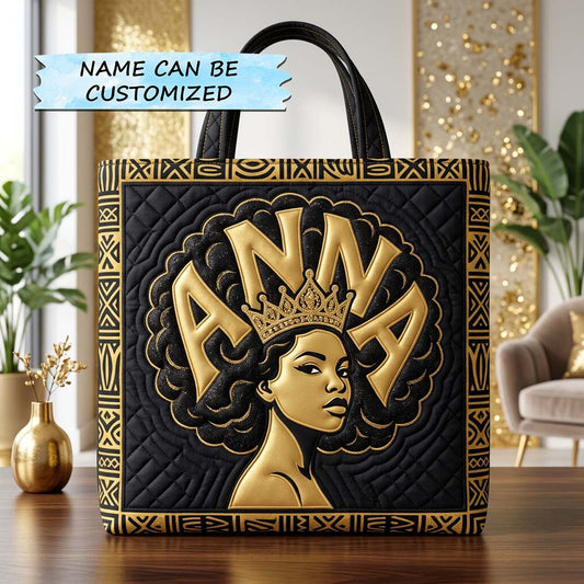 Melanin Pride Quilted Tote Bag QTCUZ GFTOQA2366