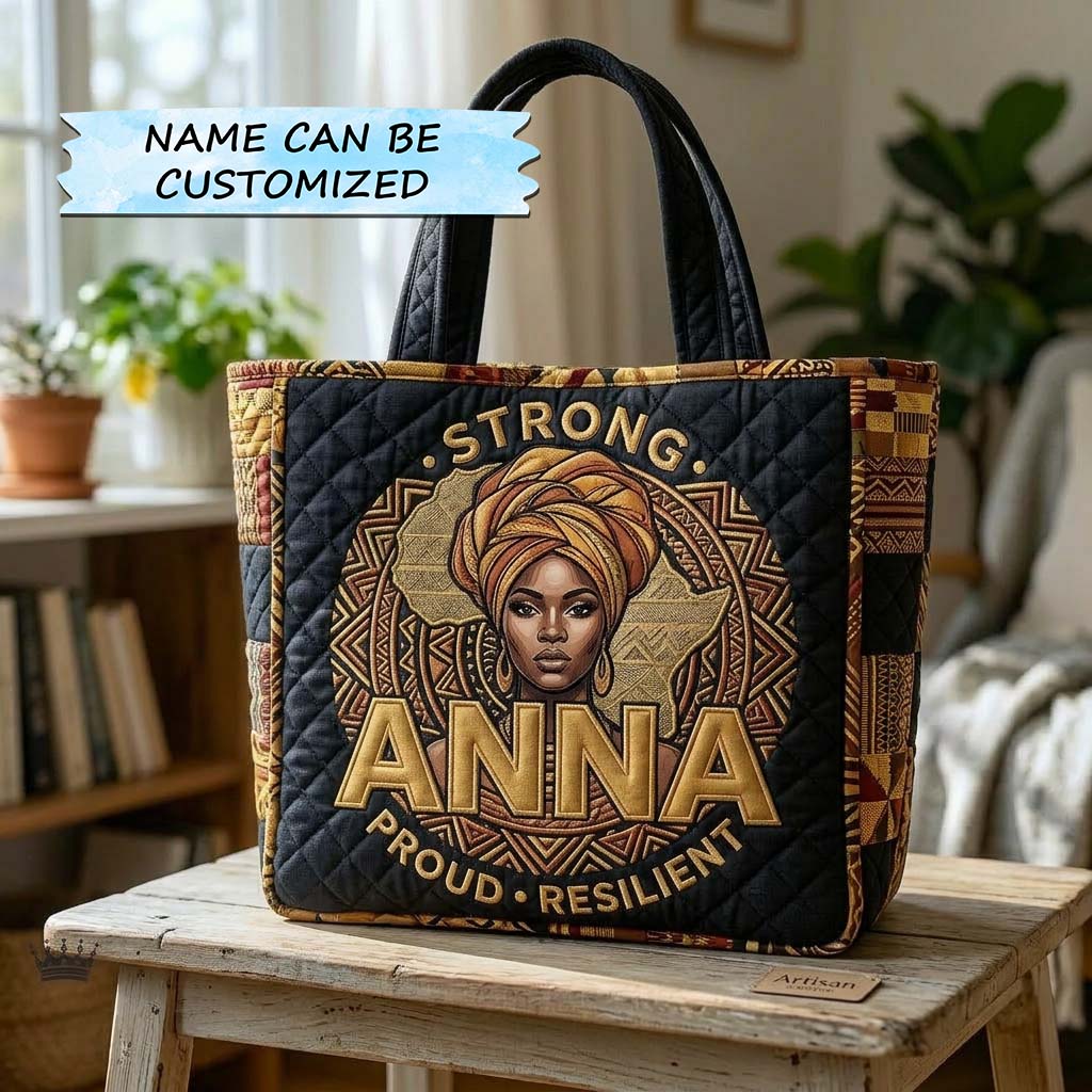 Melanin Pride Quilted Tote Bag QTCUZ GFTOQA2368