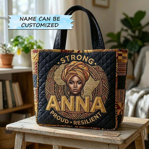 Melanin Pride Quilted Tote Bag QTCUZ GFTOQA2368