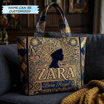Melanin Queen Quilted Tote Bag QTCUZ GFTOQA2413