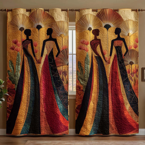 Golden Sisters Quilted Curtains GFTOQM2987