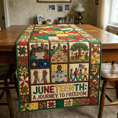 Juneteenth Quilted Table Runner GFTOQM4196