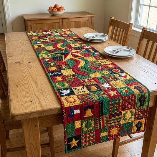 Juneteenth Quilted Table Runner GFTOQM4200