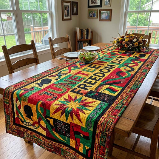 Juneteenth Quilted Table Runner GFTOQM4201