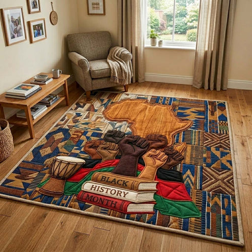 Black History Area Rug GFTOQM4219