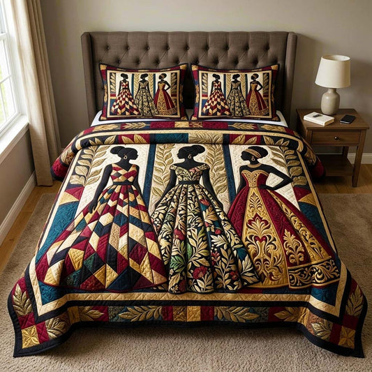 Regal Dresses 3-Piece Quilted Bedding Set GFTOQM4263