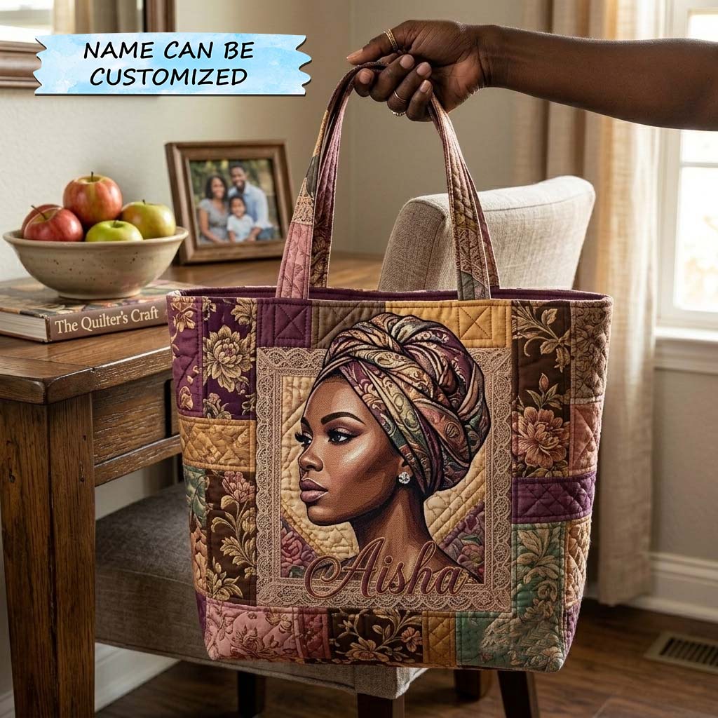 Elegant Queen Quilted Tote Bag QTCUZ GFTOQM4295