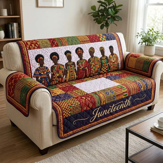Pride Juneteenth Quilted Sofa Cover GFTOQM4317
