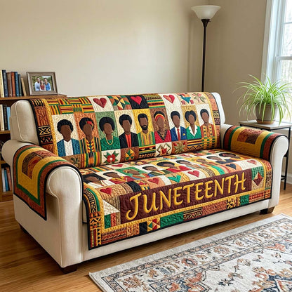 Heritage Portrait Quilted Sofa Cover GFTOQM4502