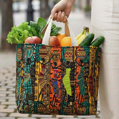 Melanin Queens Quilted Shopping Bag GFTOTG3079