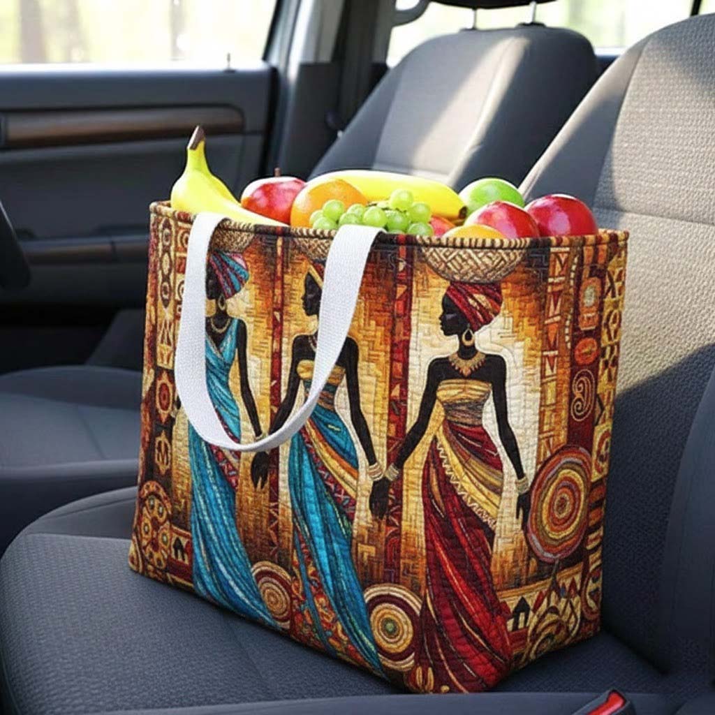 Melanin Queens Quilted Shopping Bag GFTOTG3080