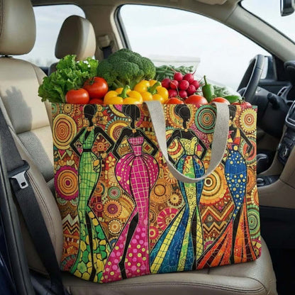 Melanin Queens Quilted Shopping Bag GFTOTG3081