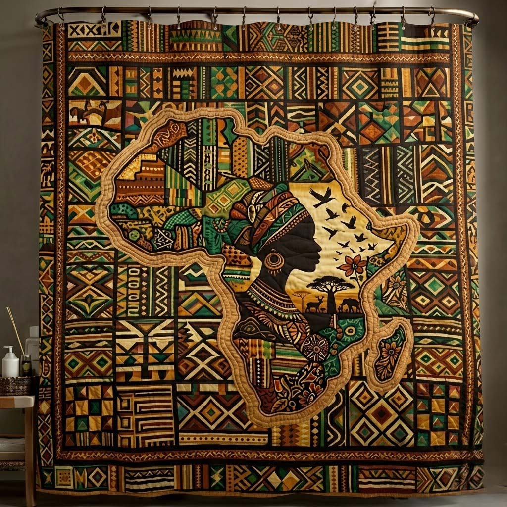 Africa Legacy Shower Curtain GFTOTG3907C1