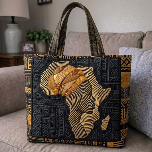 Melanin Queens Quilted Tote Bag GFTOTG3931