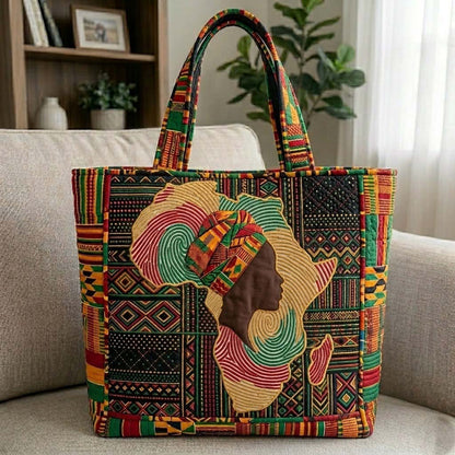 Melanin Queens Quilted Tote Bag GFTOTG3932