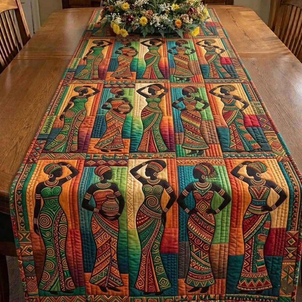 Juneteenth Heritage Quilted Table Runner GFTOTG4048