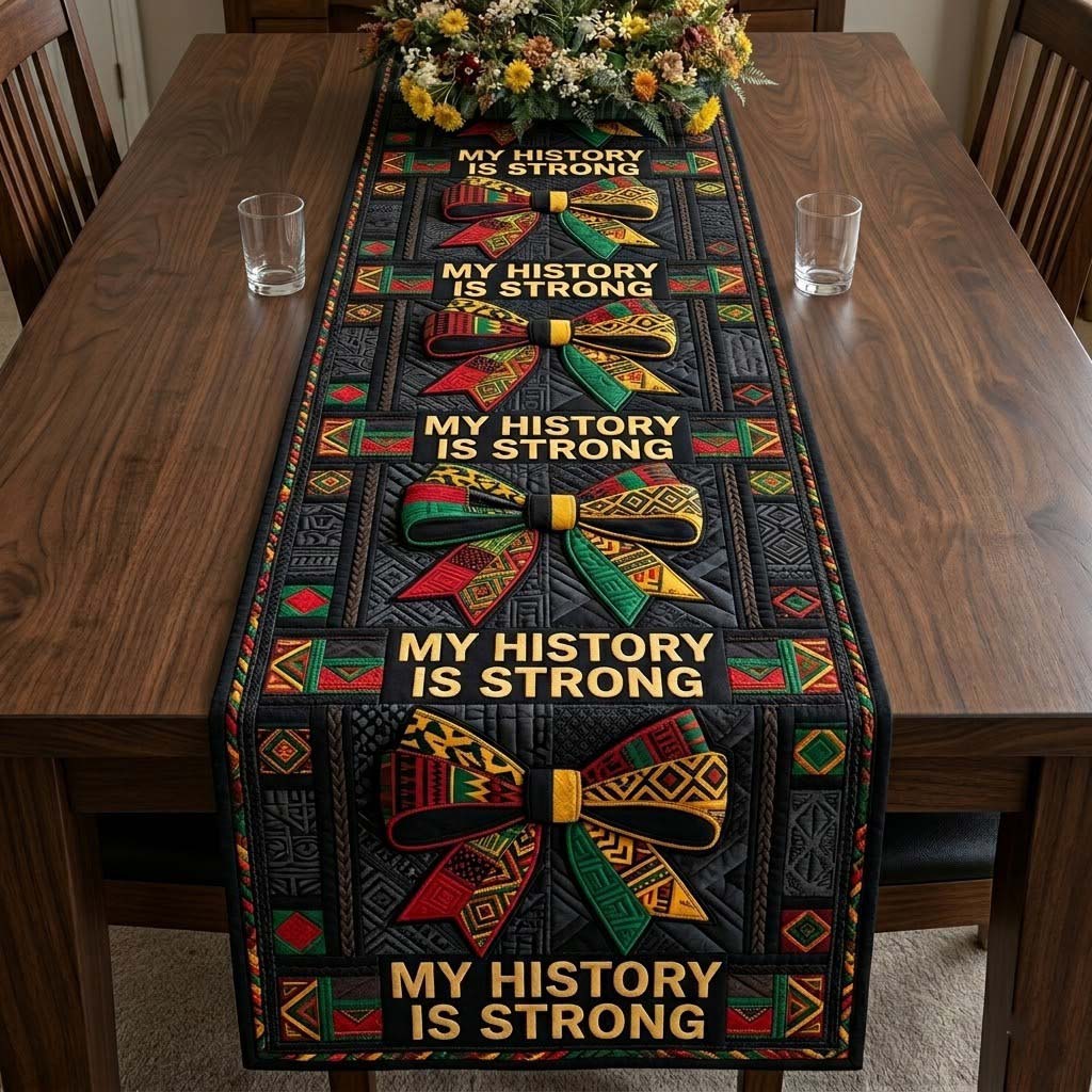 Juneteenth Heritage Quilted Table Runner GFTOTG4051