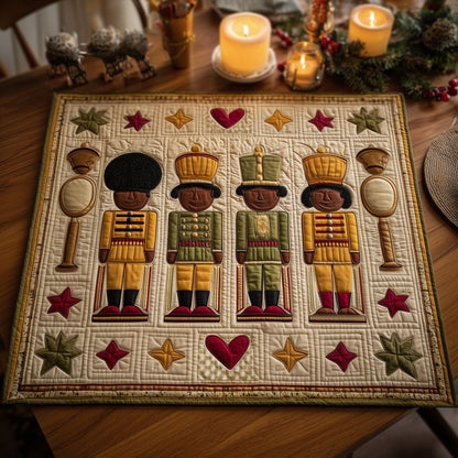 Nutcracker Roots Quilted Table Topper GFTOTL4852