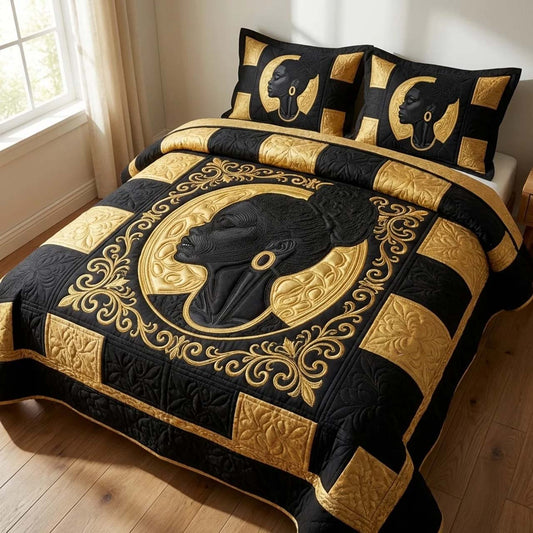 Heritage Soul 3-Piece Quilted Bedding Set GFTOTL5356