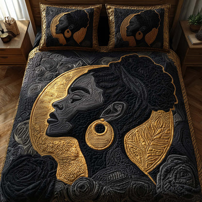 Afro Soul 3-Piece Quilted Bedding Set GFTOTL5366