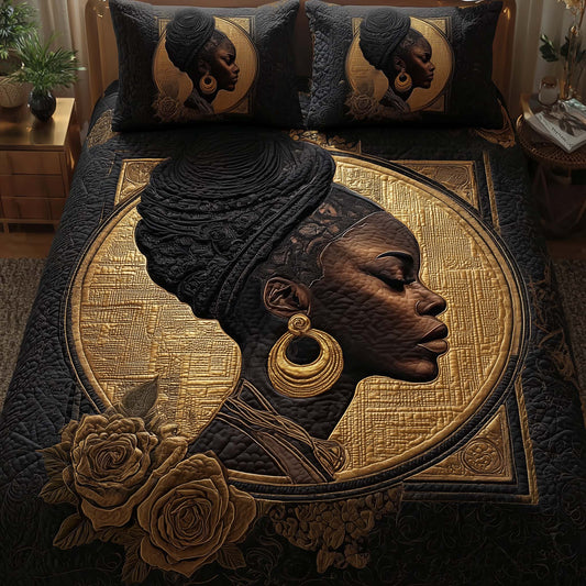 Afro Soul 3-Piece Quilted Bedding Set GFTOTL5367