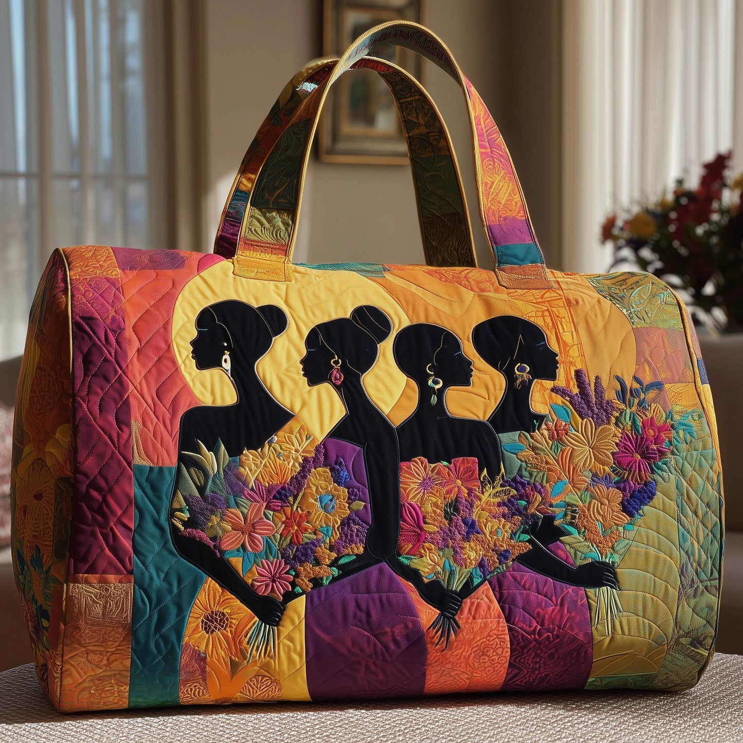 Golden Queens Quilted Duffle Bag GFTOTP10564