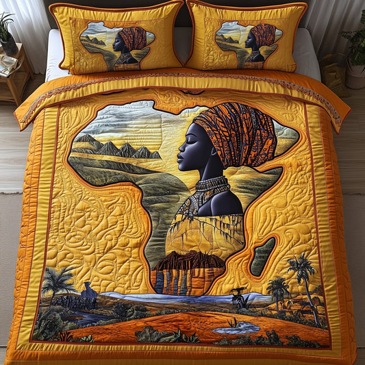 Golden Glow Duvet Cover Set GFTOTP13388