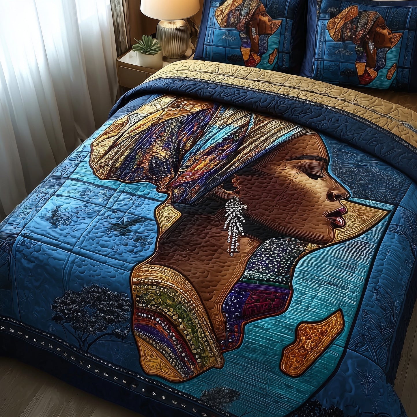 Golden Glow Duvet Cover Set GFTOTP13389