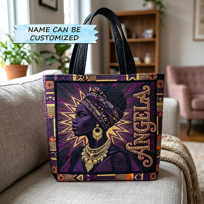 Ebony Empress Quilted Tote Bag QTCUZ GFTOTP17991