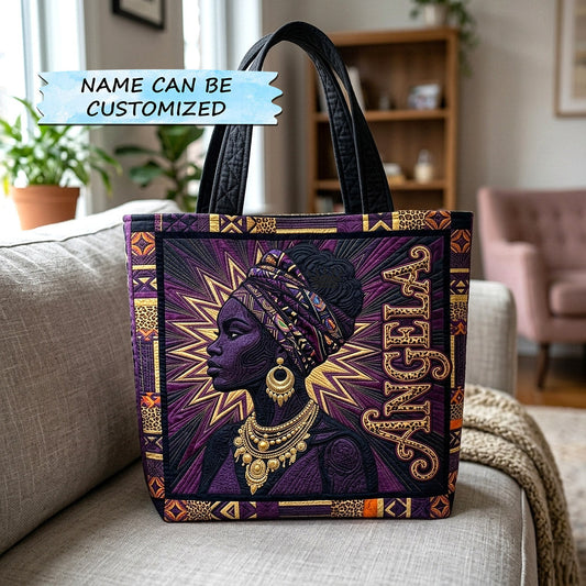 Ebony Empress Quilted Tote Bag QTCUZ GFTOTP17991