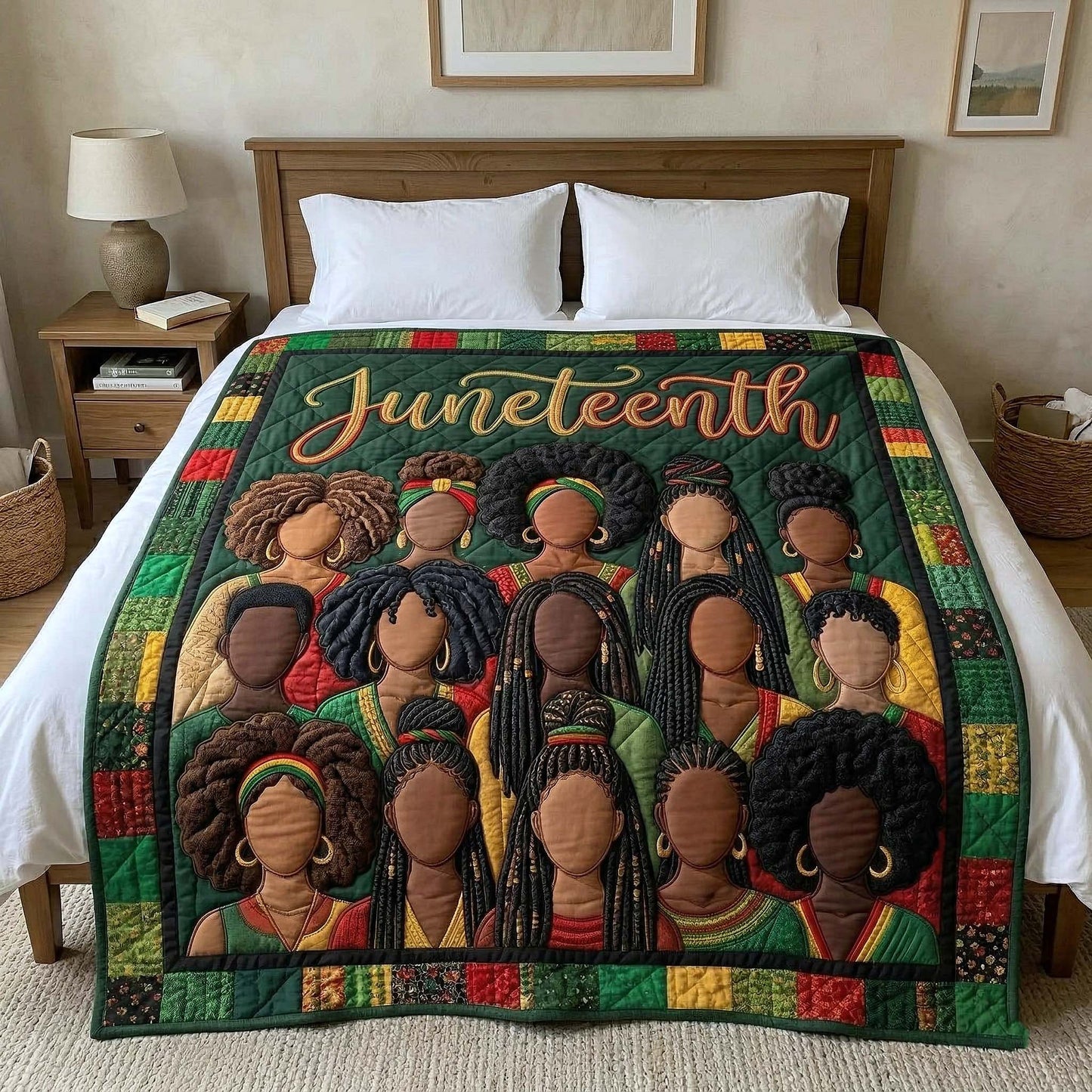 Ebony Glow Quilted Blanket GFTOTP18293